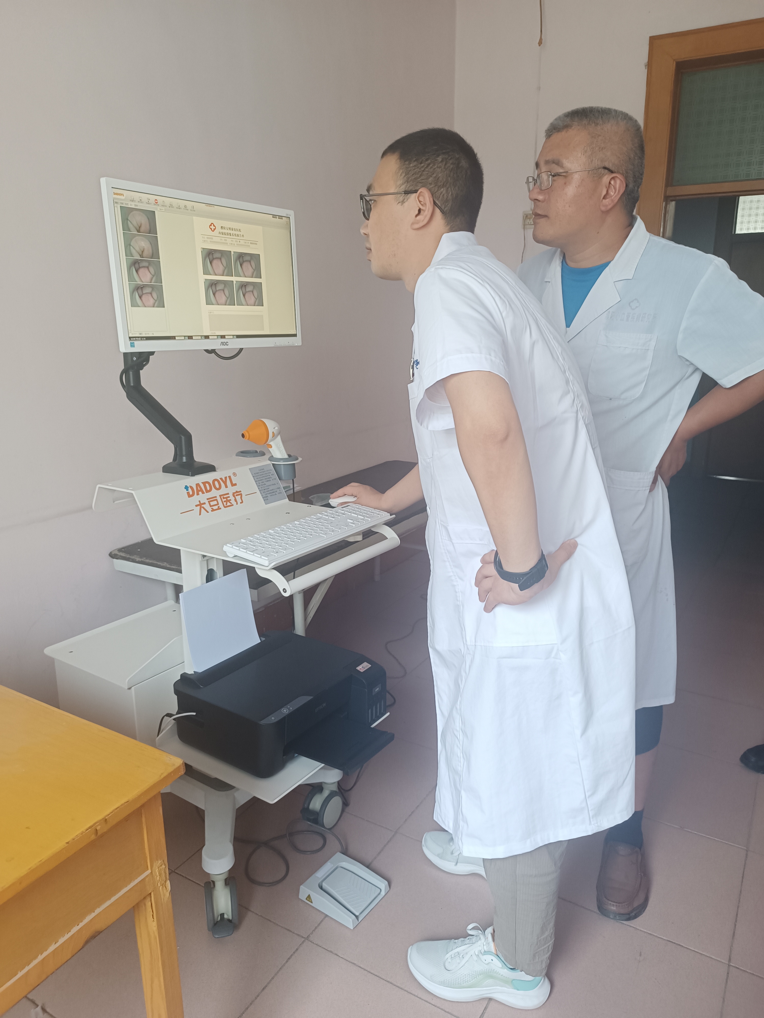 【大豆医疗】河南省濮阳市某康复医院肛肠检查系统DD-200型装机培训